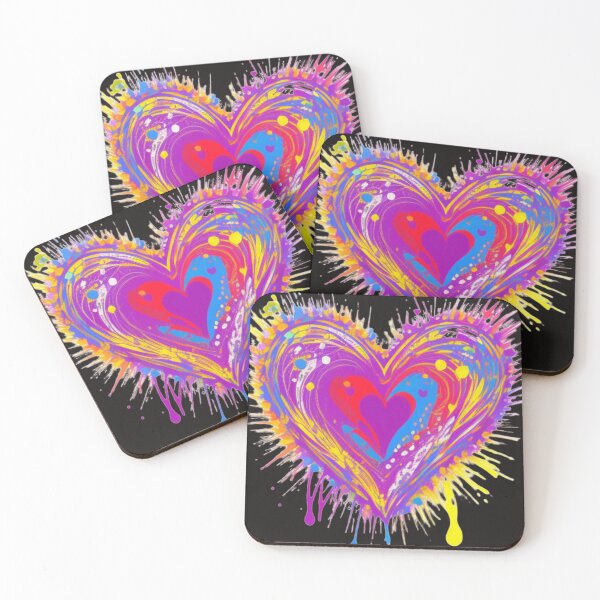 Item preview, Dripping paint rainbow heart designed and sold by Roxburylane.