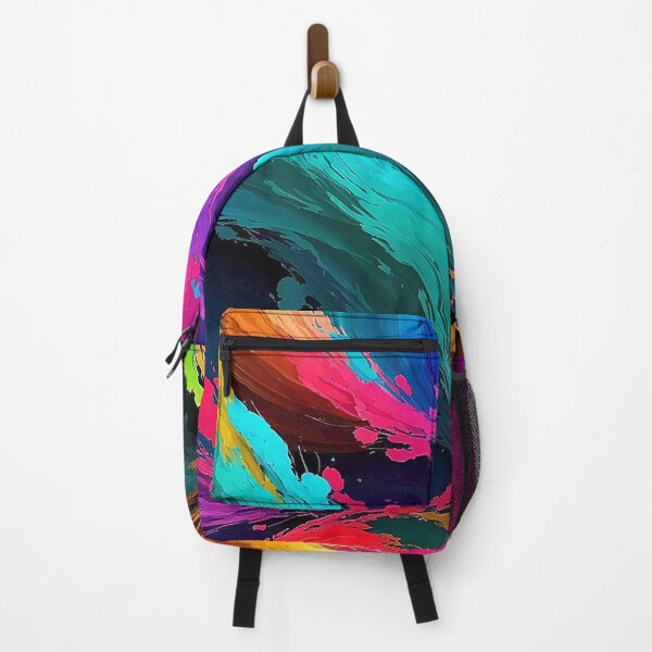Item preview, Explosion of colors: abstract painting in lively tones designed and sold by Minpadesign.