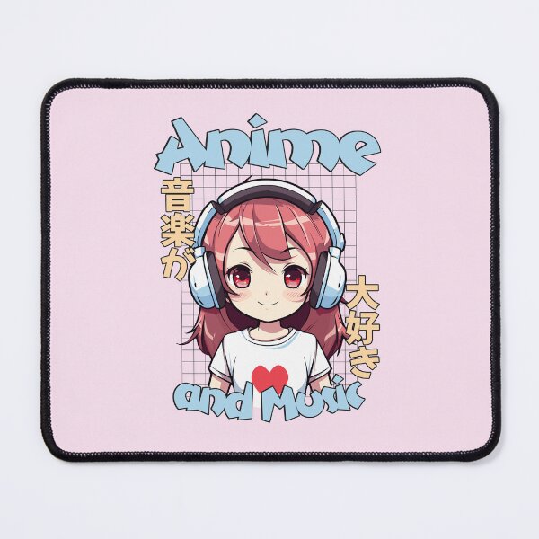 Item preview, Anime Love for Music - Kawaii Anime Girl Design designed and sold by Zandalus.