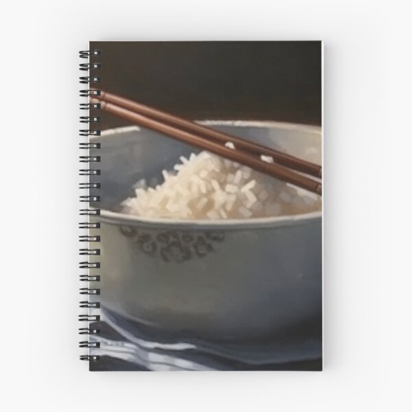 Item preview, Beautiful Oil painting of a bowl of white rice designed and sold by SPECTRA005.
