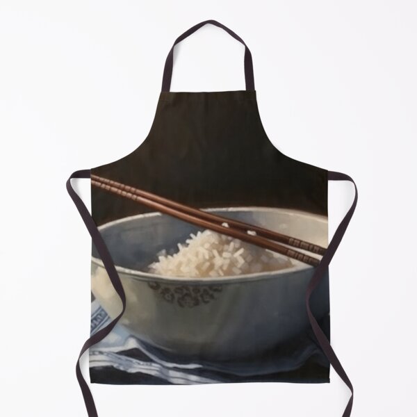 Item preview, Beautiful Oil painting of a bowl of white rice designed and sold by SPECTRA005.