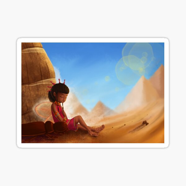 Desert nap Sticker