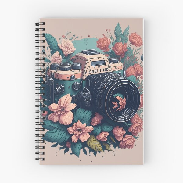 Item preview, Vintage Camera With Flowers - Vintage designed and sold by SafiannaSpace.