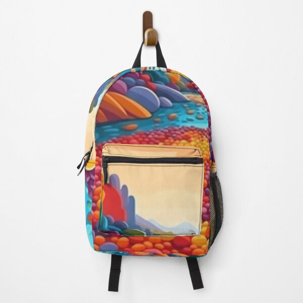 Item preview, Beautiful painting of colourful stone river designed and sold by SPECTRA005.