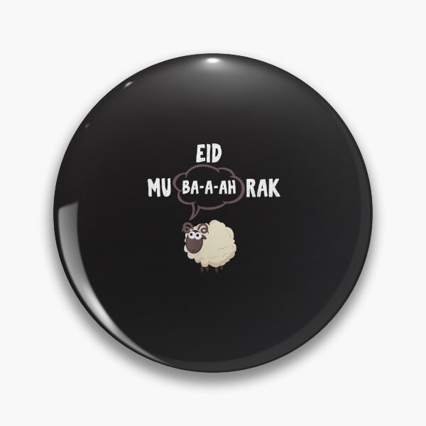 Item preview, Cute Sheep Eid Mu-Ba-A-Ah-Rak (Eid Mubarak) For Eid Al Adha  designed and sold by MarisolStanton.