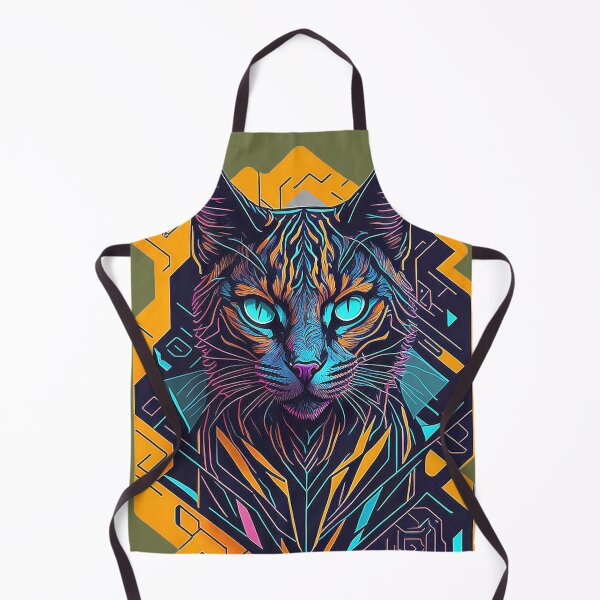 Item preview, Cyberpunk bengal cat designed and sold by Minpadesign.