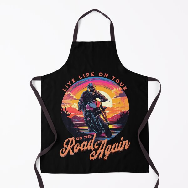 Item preview, Live Life on Tour - Motorcycle Sunset Design designed and sold by Zandalus.