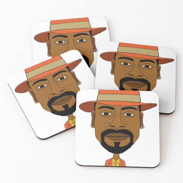 Item preview, Drawn portrait of king of west-coast rap in Pimp mode designed and sold by Eric Sintès.