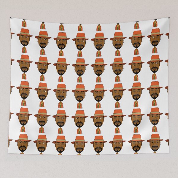 Item preview, Drawn portrait of king of west-coast rap in Pimp mode designed and sold by Eric Sintès.
