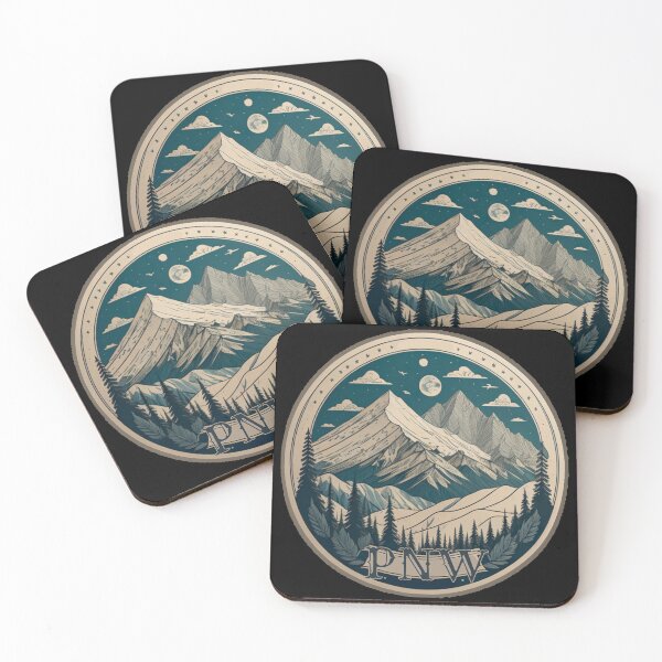 Item preview, The Pacific Northwest Mountains designed and sold by Gabrielle Strong.