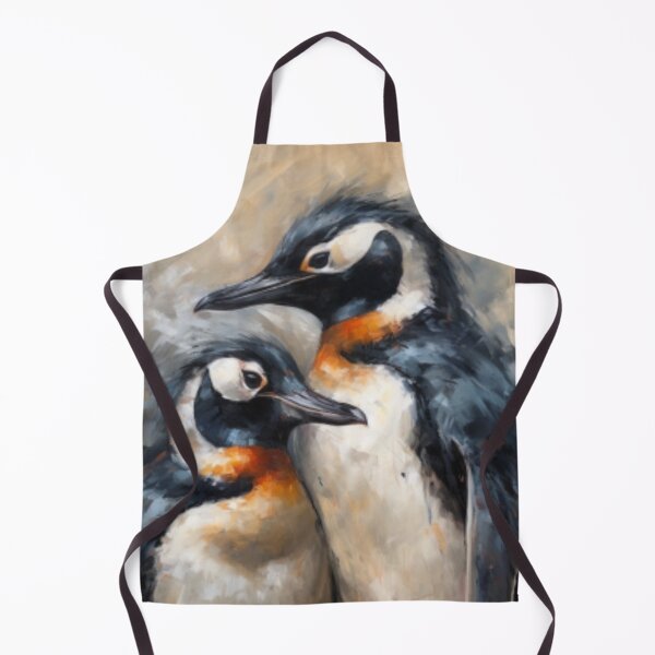Item preview, Beautiful Oil painting of penguins designed and sold by SPECTRA005.