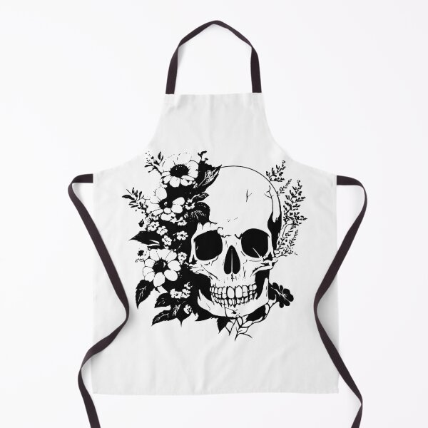 Item preview, Skull and flowers print designed and sold by DesignsBySaxton.