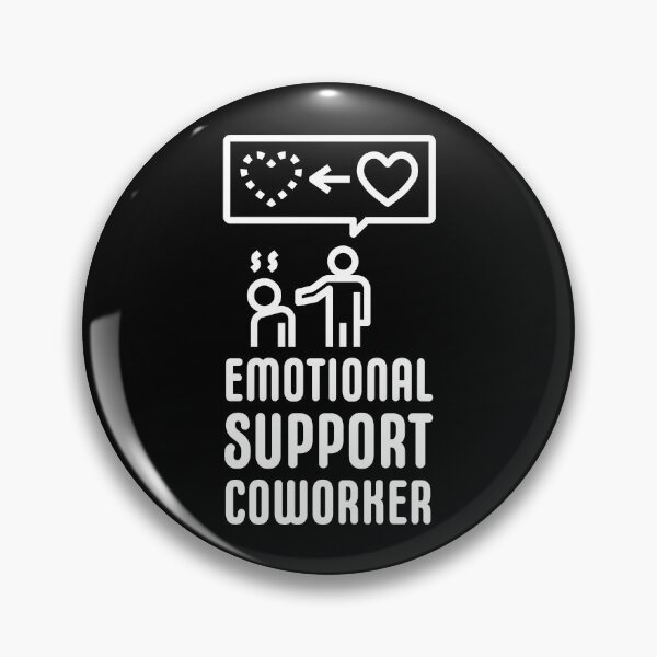 Item preview, Emotional Support Coworker Text And Graphic Design designed and sold by Andy Hilaire.