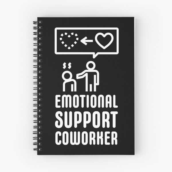 Item preview, Emotional Support Coworker Text And Graphic Design designed and sold by Andy Hilaire.