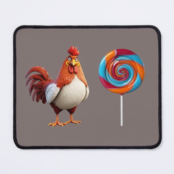 Item preview, rooster & lollipop designed and sold by WillowDrop.