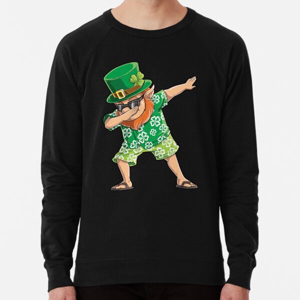 Dabbing Leprechaun Hawaiian T Shirt St Patricks Day Surfing Art Print by  LiqueGifts