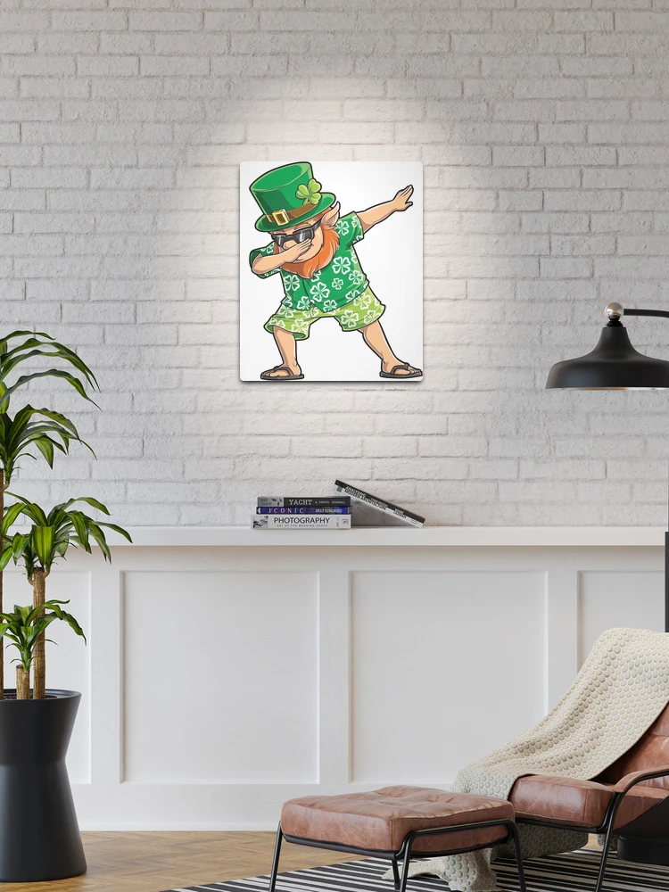 Dabbing Leprechaun Hawaiian T Shirt St Patricks Day Surfing Art Print by  LiqueGifts