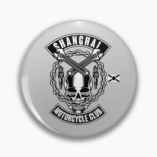 Item preview, Shanghai Motorcycle Club badge. Bikers gift. designed and sold by paulo silveira.