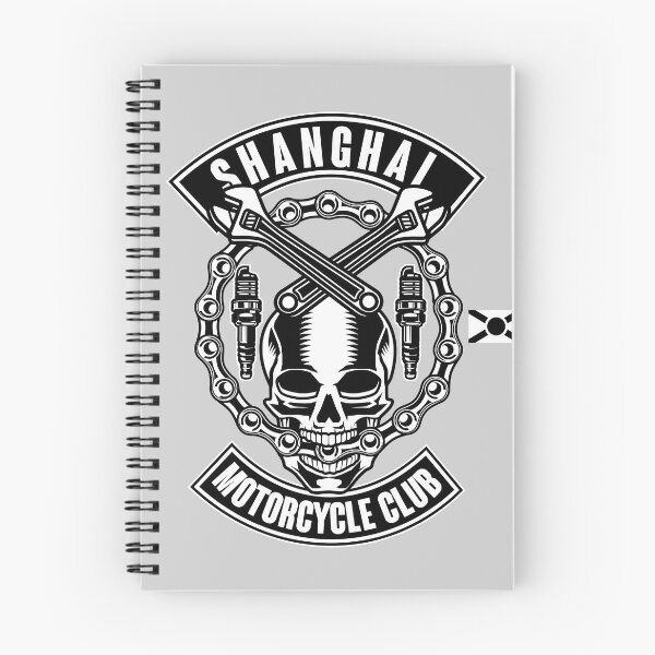 Item preview, Shanghai Motorcycle Club badge. Bikers gift. designed and sold by paulo silveira.