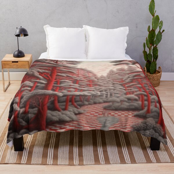 Item preview, Beautiful painting of red trees designed and sold by SPECTRA005.