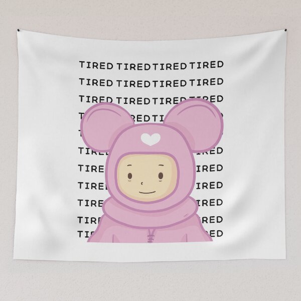 Item preview, Tired but gotta stay happy designed and sold by ZakuroLou.