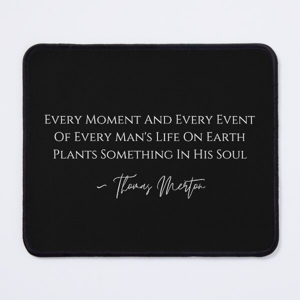 Item preview, Thomas Merton Beautiful Soul Life Quote Design designed and sold by EarthArtDesigns.