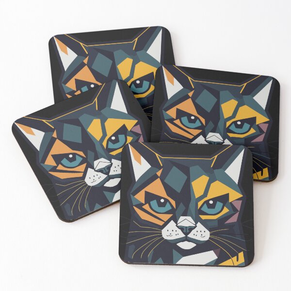 Item preview, Cool Cat Graphic Illustration Design designed and sold by The Funscape Store.