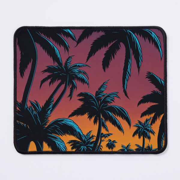 Item preview,  Euphoric Low Poly Palm Tree Design Pattern Print  designed and sold by randomtdesigns.