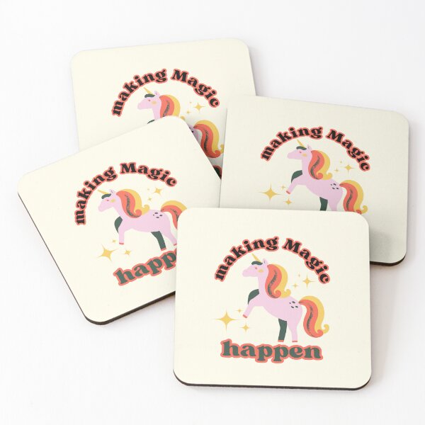 Item preview, Making magic happen unicorn designed and sold by LaurenPittaway.