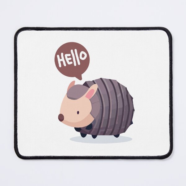 Item preview, Cute Armadillo 4 Hello designed and sold by HarshBrown.