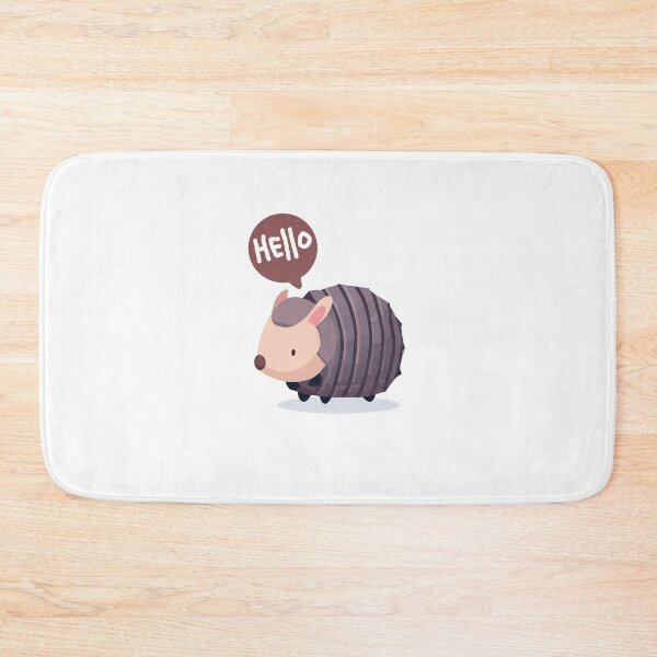 Item preview, Cute Armadillo 4 Hello designed and sold by HarshBrown.