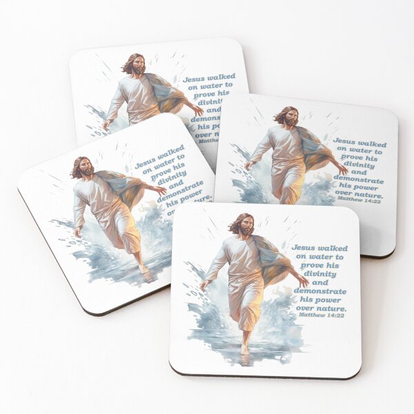 Item preview, Jesus walked on water Matthew 14:22 (1) designed and sold by WideIsTheGate.