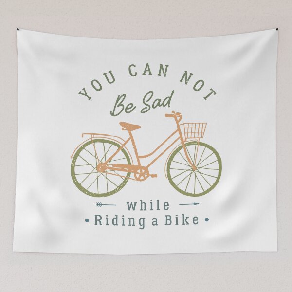 Item preview, You can not be sad while riding a bike designed and sold by Acim0.