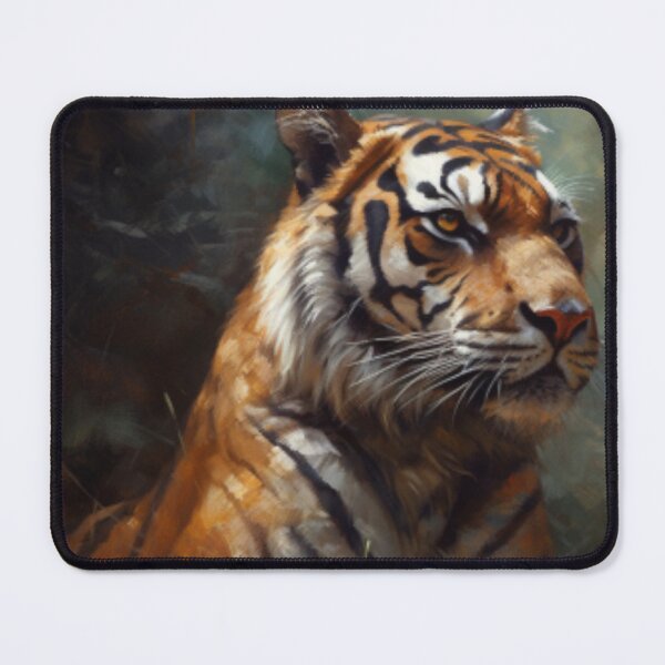 Item preview, Beautiful Oil painting of tiger designed and sold by SPECTRA005.