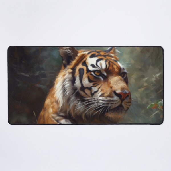 Item preview, Beautiful Oil painting of tiger designed and sold by SPECTRA005.