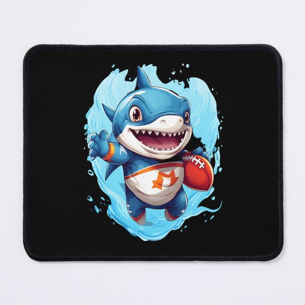Item preview, Shark playing football designed and sold by joiedesing.