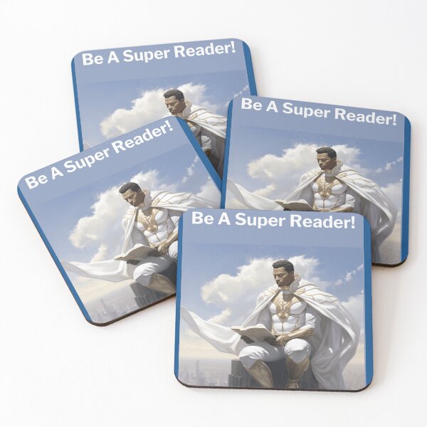 Item preview, Be A Super Reader Blue designed and sold by Antuan Simmons.