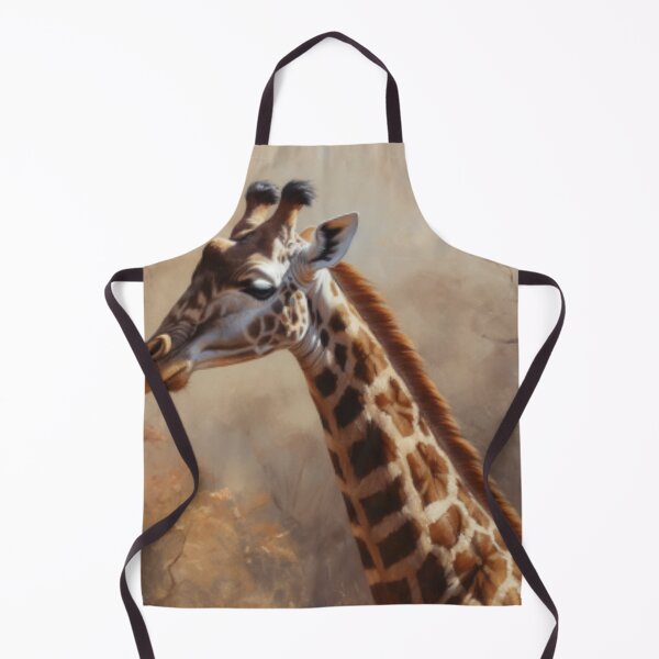 Item preview, Beautiful Oil painting of graceful giraffe designed and sold by SPECTRA005.