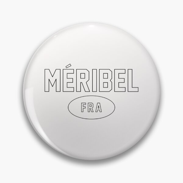 Item preview, Meribel FRA / Black Outline designed and sold by PEK1787.