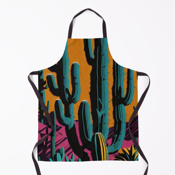 Item preview, Impresión de patrón de diseño de cactus Saguaro de baja poli abstracto designed and sold by randomtdesigns.