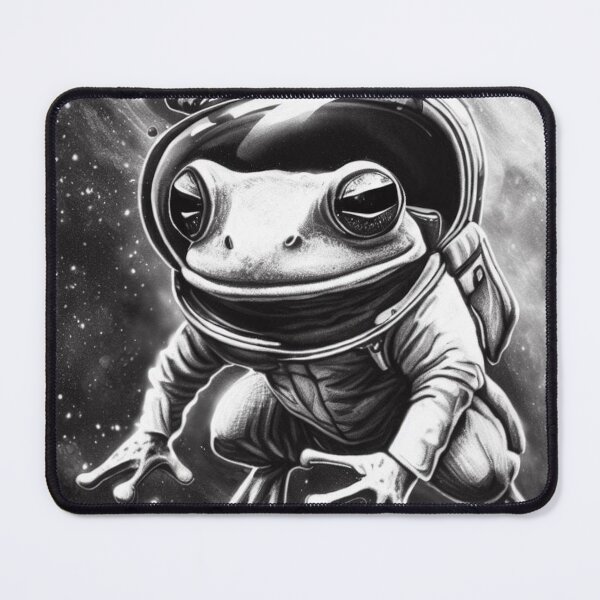 Item preview, Little astronaut frog in space designed and sold by GroundhogMs.