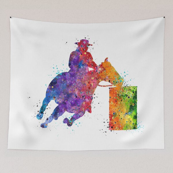 Item preview, Barrel Racer Boy Colorful Watercolor Rodeo Gift designed and sold by LotusGifts.