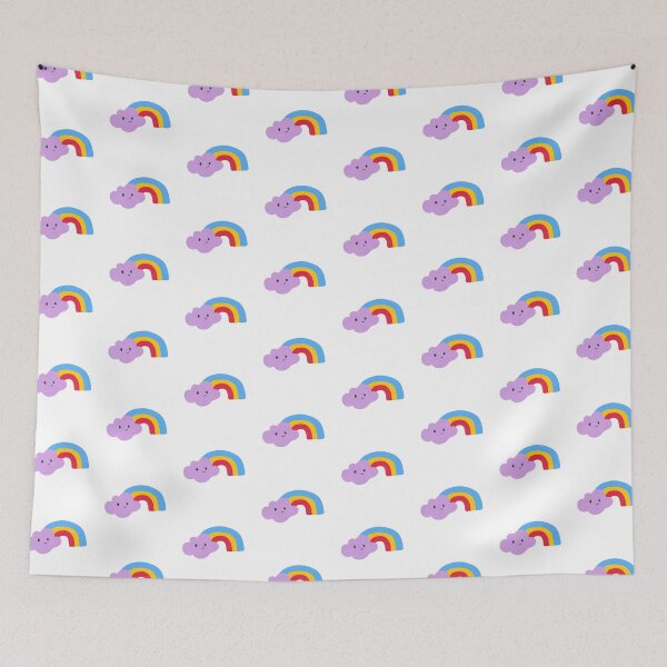 Item preview, Happy Rainbow - Lilac, Blue, Yellow & Red designed and sold by upside-frown.