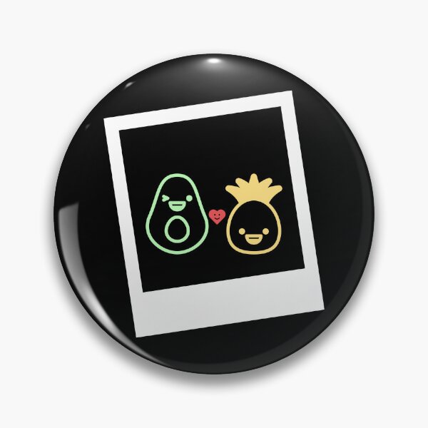 Item preview, Cute Avocado And Pineapple Snapshot Design designed and sold by Andy Hilaire.