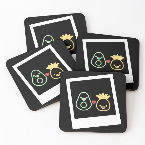 Item preview, Cute Avocado And Pineapple Snapshot Design designed and sold by Andy Hilaire.
