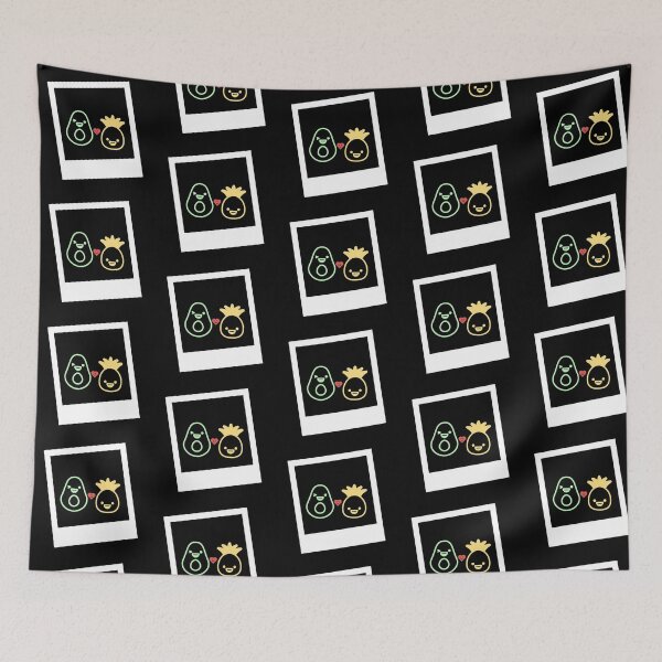 Item preview, Cute Avocado And Pineapple Snapshot Design designed and sold by Andy Hilaire.