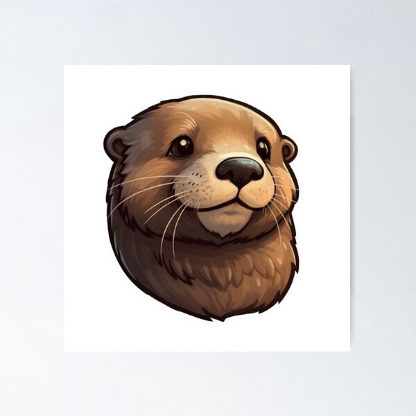 Item preview, Cute Cuddly Otter designed and sold by nashthrift.