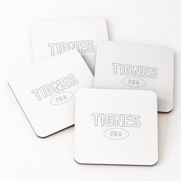 Item preview, Tignes FRA / Black Outline designed and sold by PEK1787.