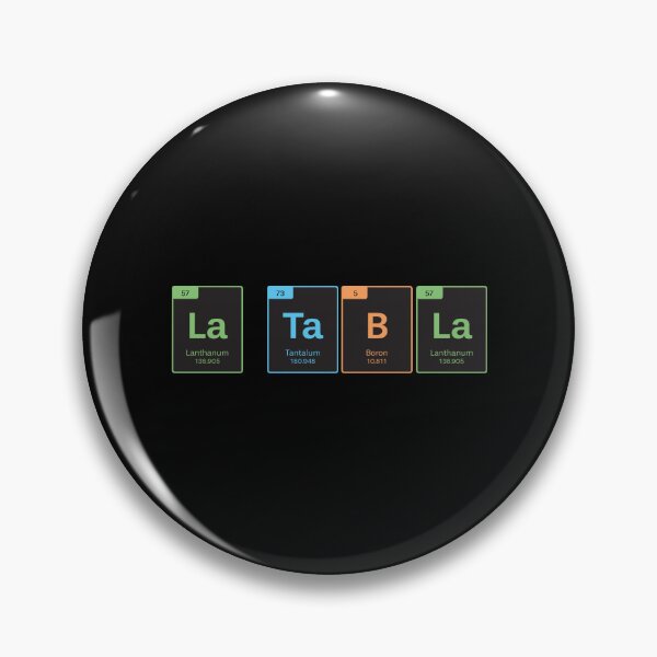 Item preview, La Tabla - The Periodic Table designed and sold by wobblyfrogs.