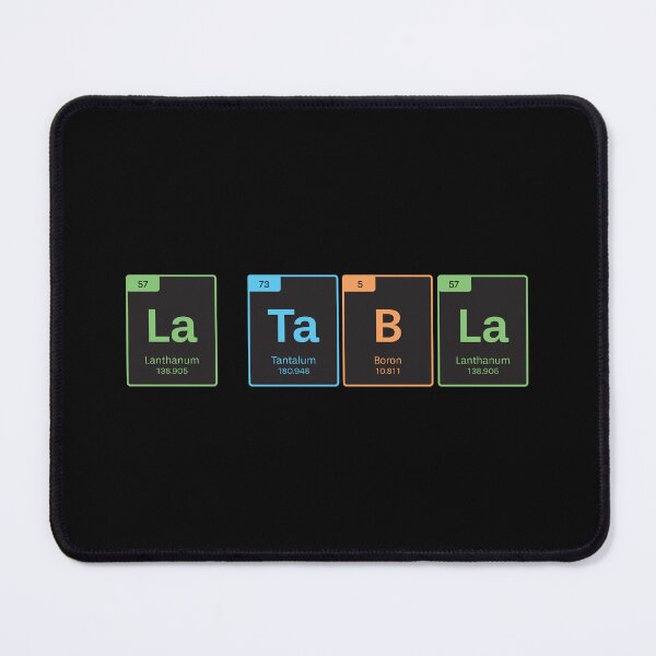 Item preview, La Tabla - The Periodic Table designed and sold by wobblyfrogs.